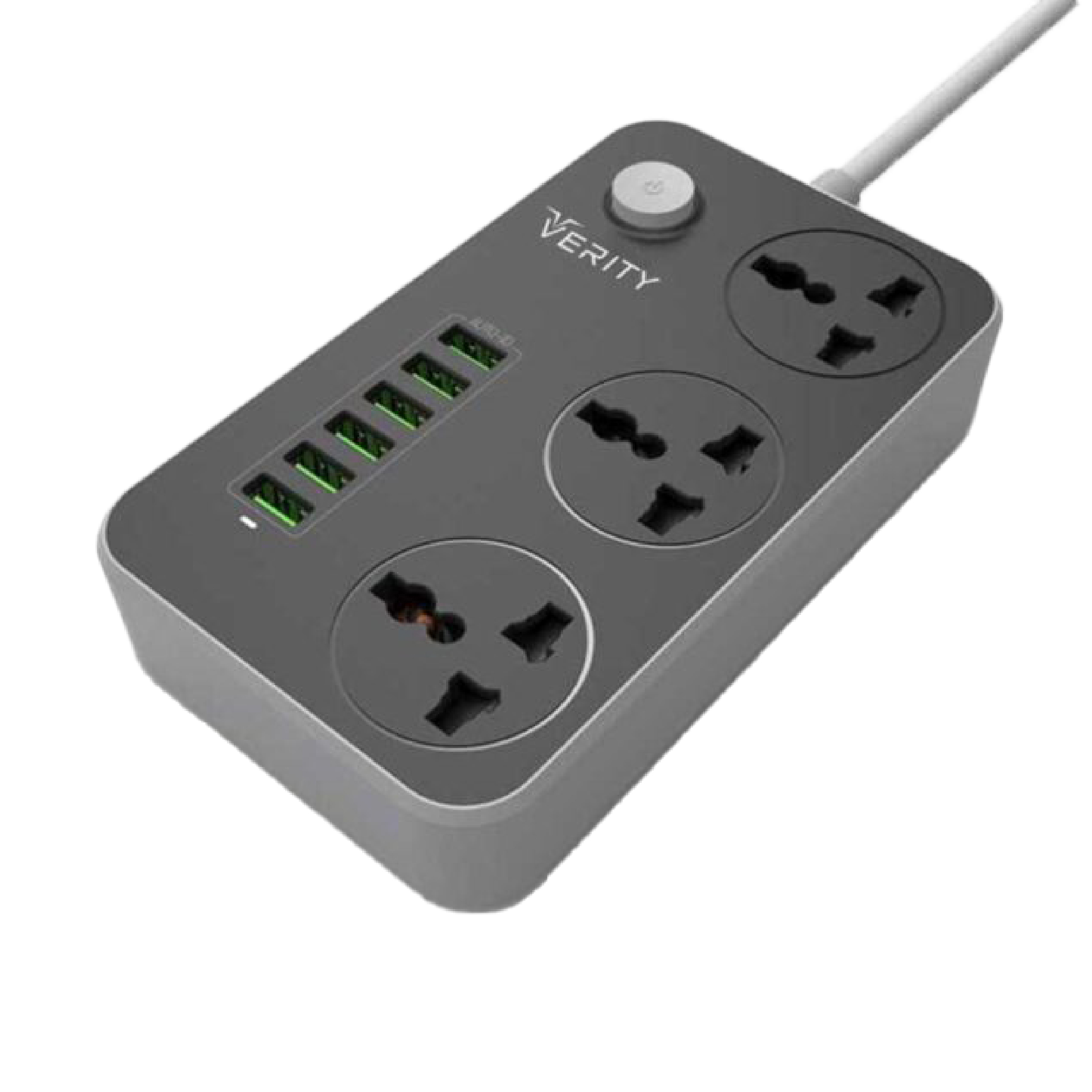 چند راهی برق و هاب شارژر USB وريتی مدل PS-3110