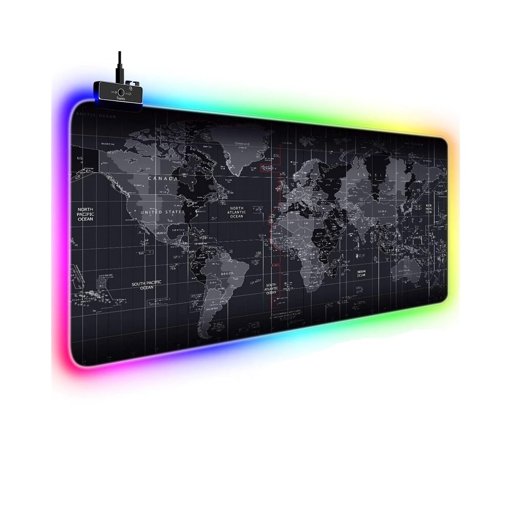 موس پد  RGB World Map گيمينگ 30 *80