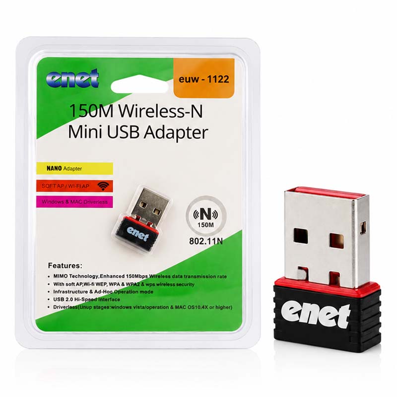 کارت شبکه وايرلس بدون انتن ای نت مدل euw-1122