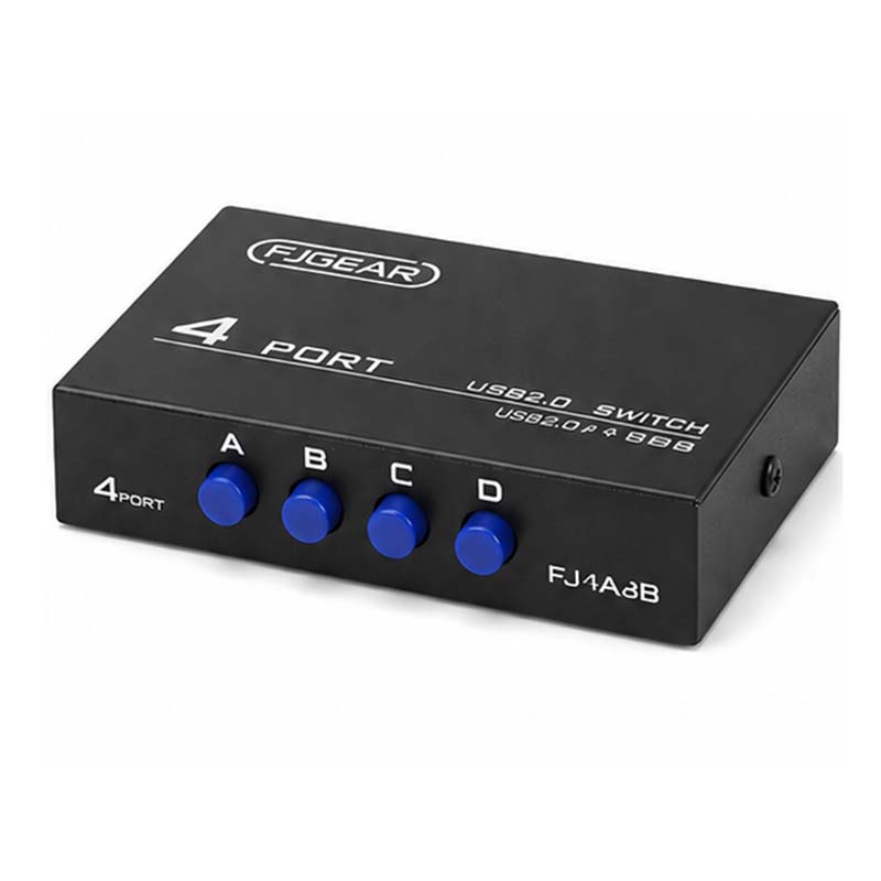 سوييچ چهار پورت پرينتر FJGEAR مدل FJ-1A4B