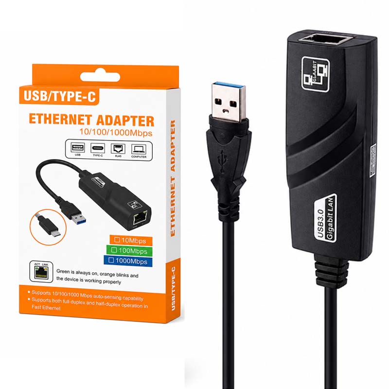 تبديل USB3.0 به LAN گيگابايت 1000Mbps