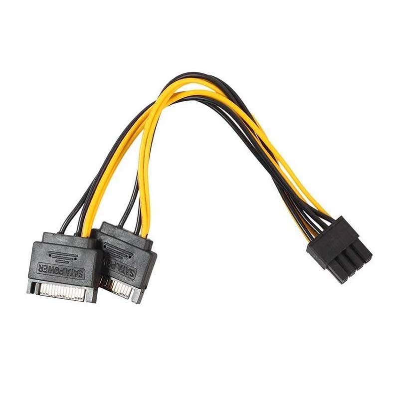 کابل تبديل 2 ساتا نری به برق 8 پين (2+6) نری گرافيک