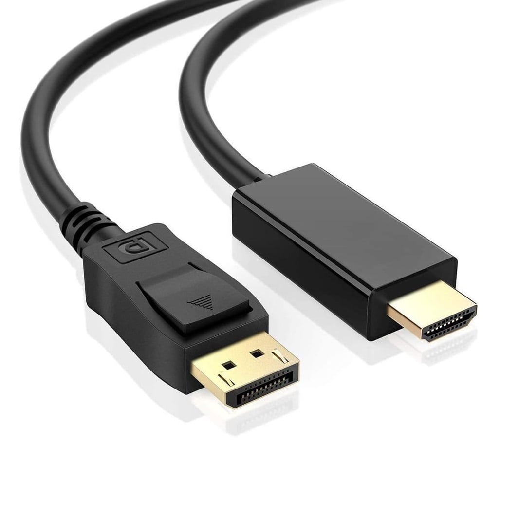 کابل Display port به HDMI 4K ایکس پی به طول 1.8 متر