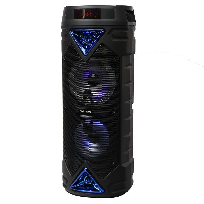 اسپيکر بلوتوث 2*6.5 اينچ زد کيو اس مدل ZQS-6203