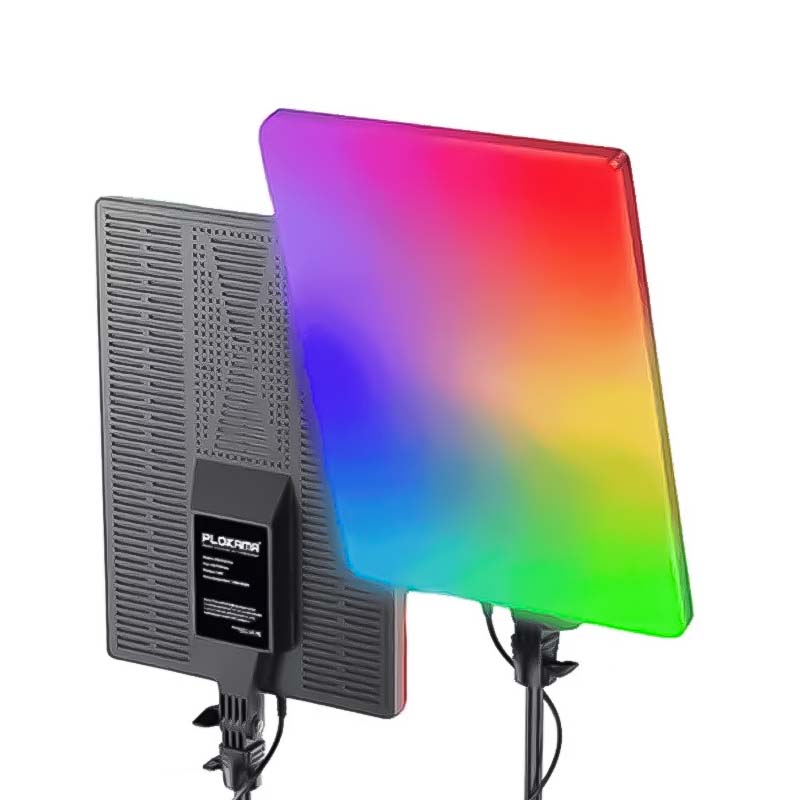نور ثابت LED و RGB پلوکاما مدل LIVE-P19 Pro به همراه پايه پلوکاما مدل PK-8899