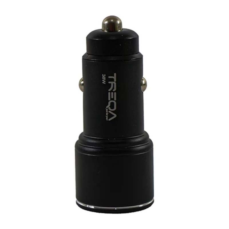 شارژر فندکی 38 وات 2 خروجی ترکا مدل CC-322