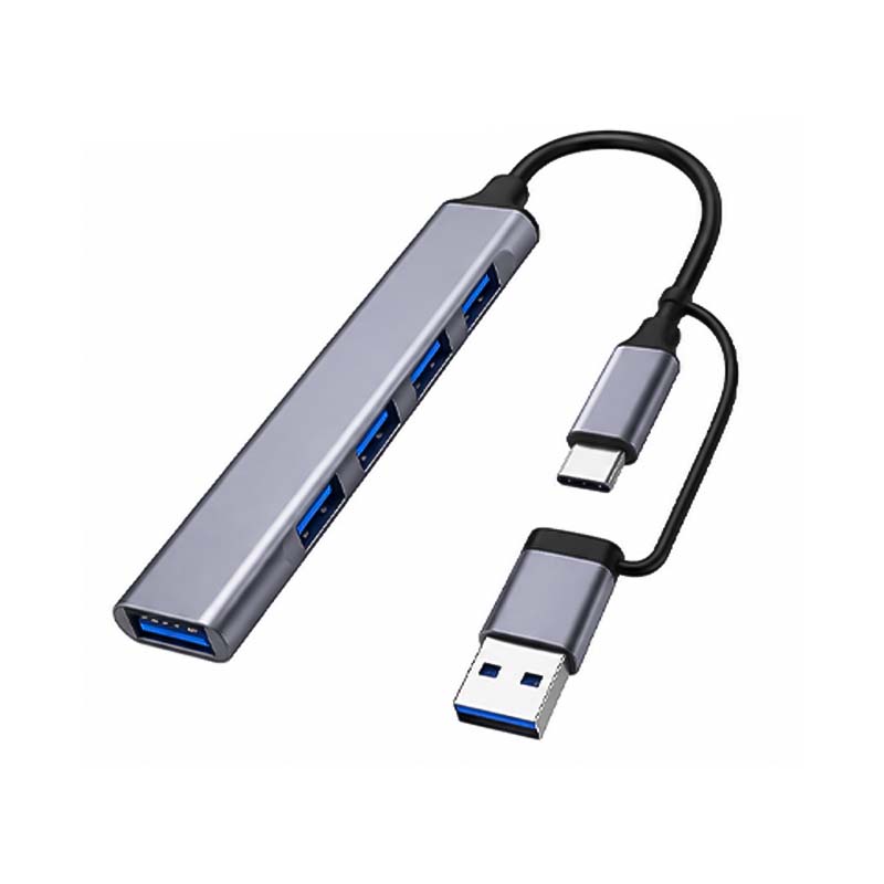 هاب USB3.0 و TYPE-C چهار پورت