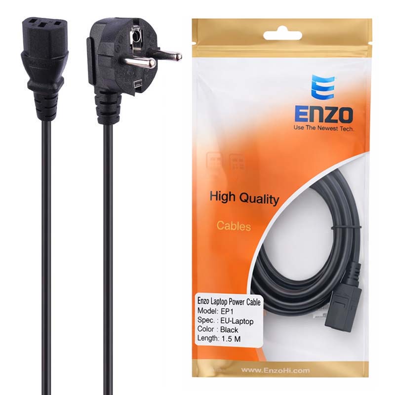 کابل برق کیس انزو مدل EL1 به طول 1.5 متر 