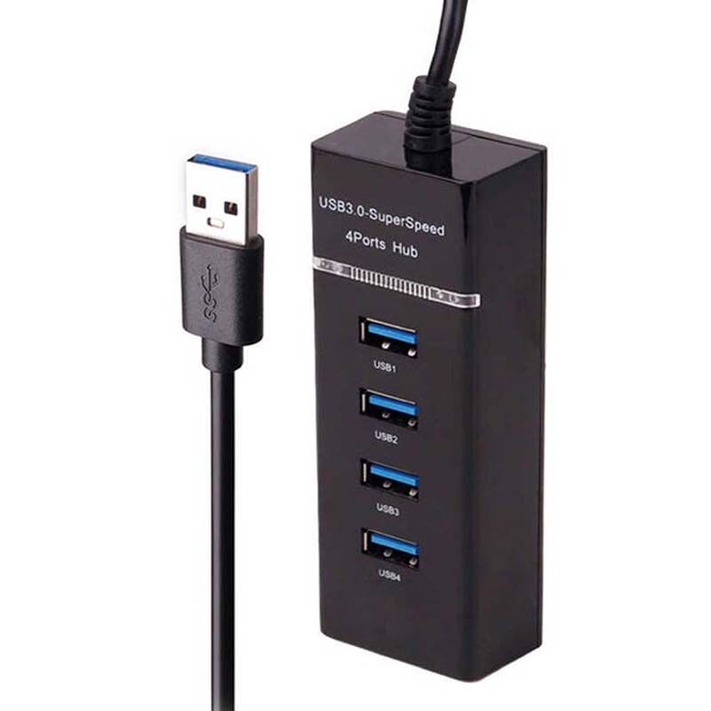 هاب USB3.0 چهار پورت به طول 30 سانتیمتر (های کپی) 