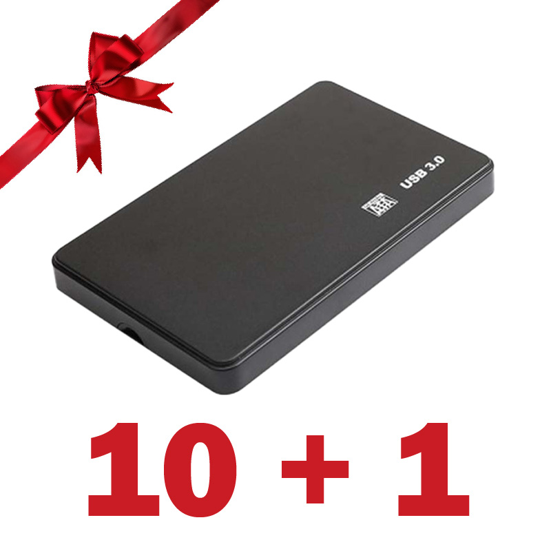 بسته 1+10 باکس هارد اکسترنال 2.5 اینچ USB3.0 (یک عدد هدیه)