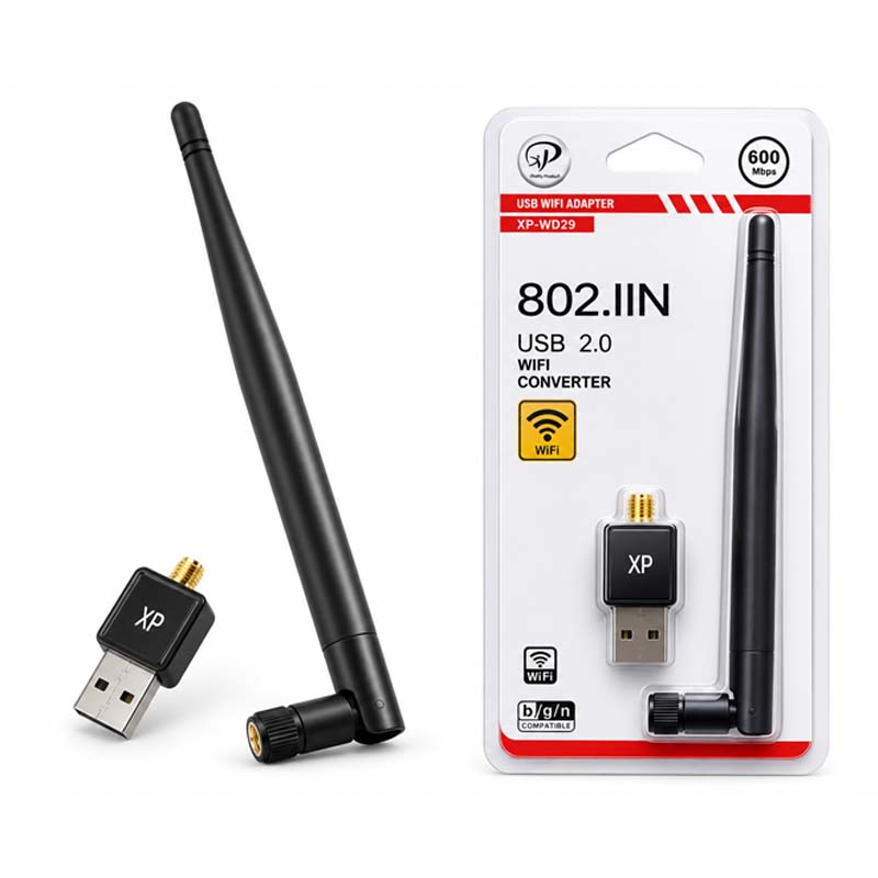 کارت شبکه وايرلس آنتن دار 600M/S ایکس پی مدل XP-W921