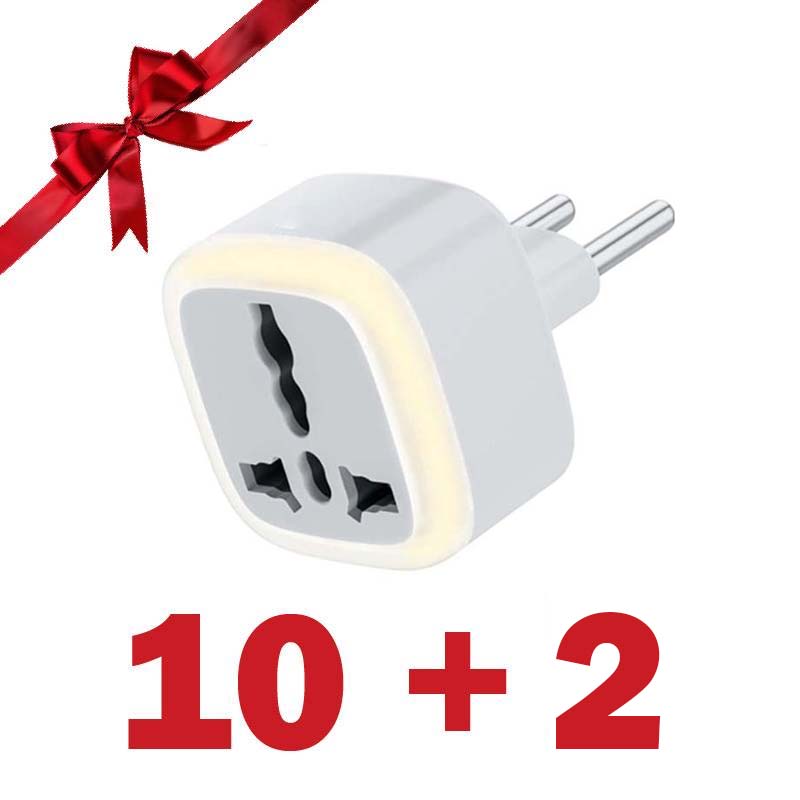 بسته 2+10 تبدیل 3 به 2 چراغ دار سون (دو عدد هدیه)