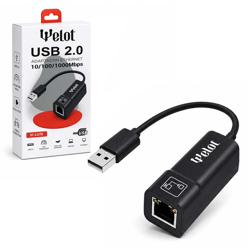 تبديل USB2.0 به LAN ويلات مدل W-LU78