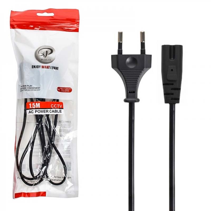 کابل برق 2 پر لپ تاپ ايکس پی به طول 1.5 متر