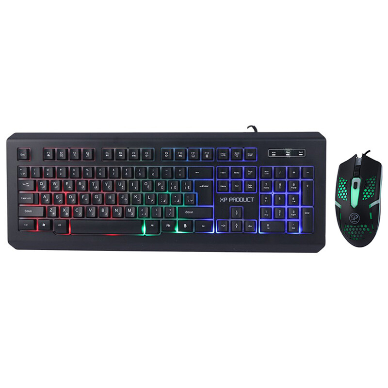 کيبورد و موس گیمینگ ايکس پی مدل XP-12300R