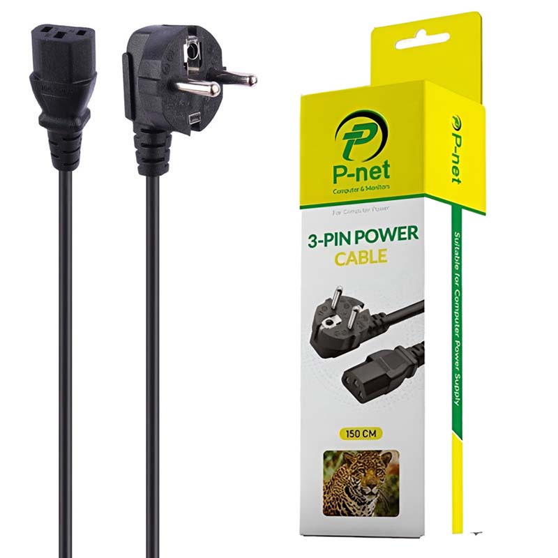 کابل برق کيس پی نت پک جعبه ای به طول 1.5 متر