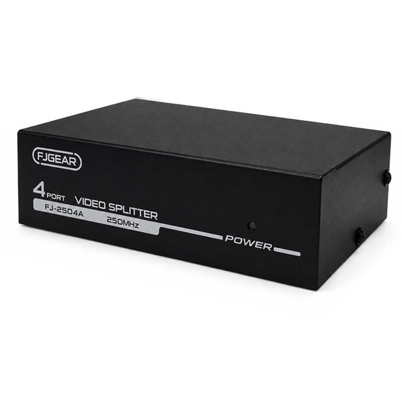 اسپليتر 1 به 4 VGA آداپتور دار مدل FJ-2504A