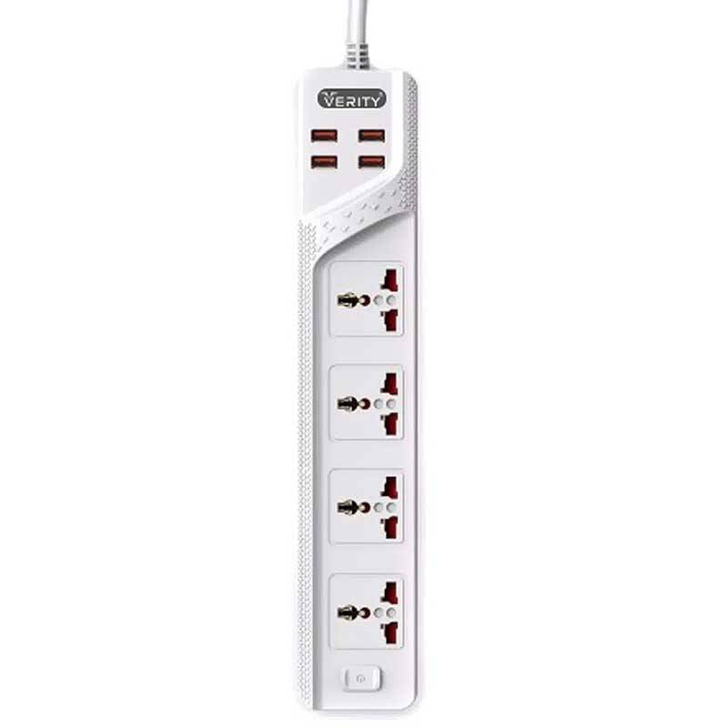 چند راهی برق و هاب شارژر USB وريتی مدل PS-3112