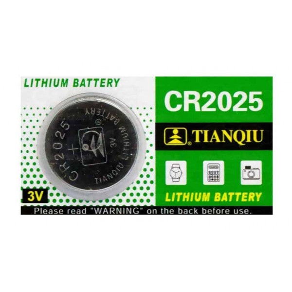 باتری سکه ای تیانکیو مدل CR2025 ورق 5 عددی