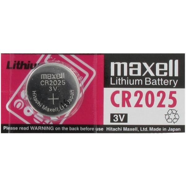 باتری سکه ای مکسل مدل CR2025 ورق 5 عددی