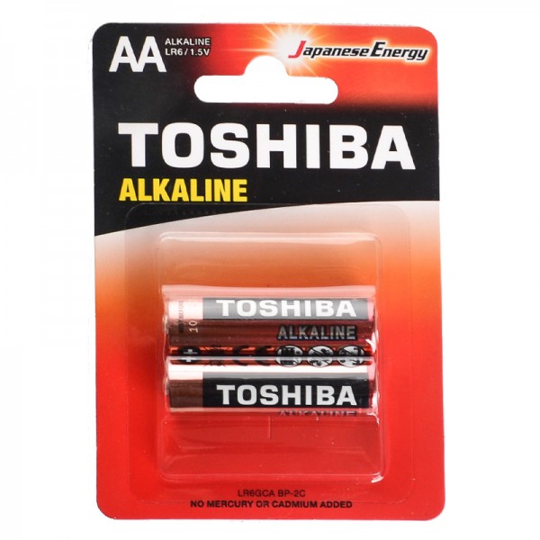 باتری قلم آلکالین 2 عددی کارتی توشیبا