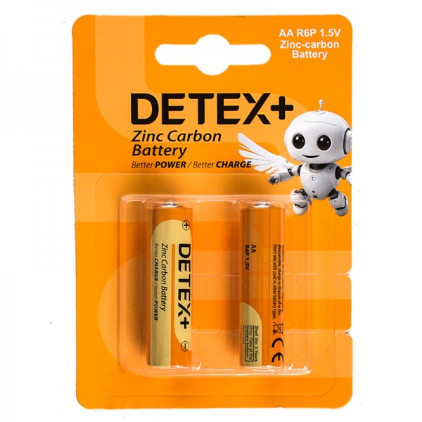 باتری قلم 2 عددی کارتی ديتکس پلاس