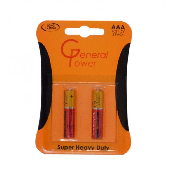 باتری نيم قلم 2 عددی کارتی جنرال پاور